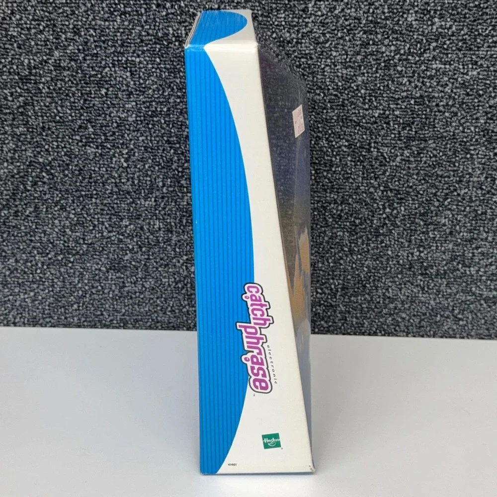 Vintage 2000 Hasbro Electronic Catch Phrase Handheld Game Blue Silver 41461 New